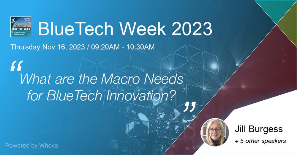 Jill Burgess is speaking at Blue Tech Week 2023